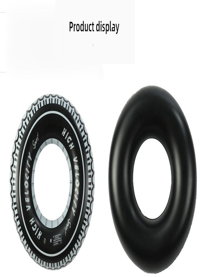 Jukusa Swimming Pool Tube for Adults Big Size Cool Black Wheel Tire Men Swimming Ring Swimming Pool Raft Float Tube Giant Tire for Adults (1pc 35 inch 88 cm) - Image 5